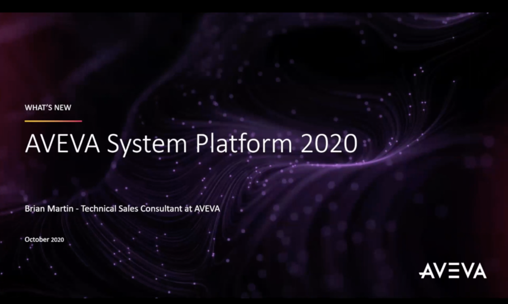AVEVA System Platform 2020 - KTE 2020