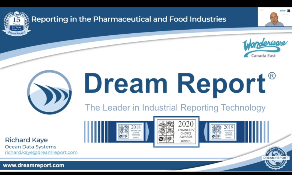 Dream Report: Reporting in the Life Sciences and Food Industries - KTE 2020